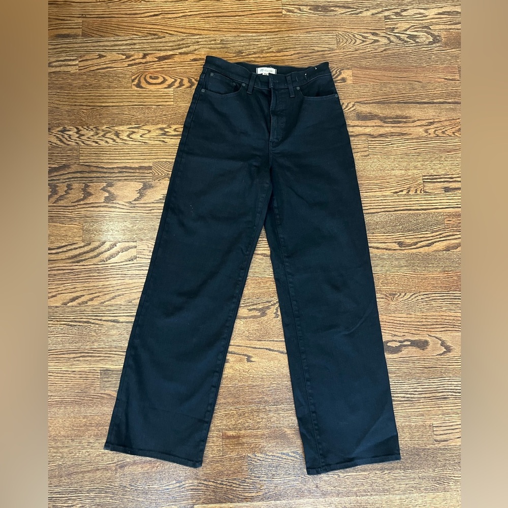 Madewell | Perfect Vintage Wideleg Jean in Black Rinse Wash 🖤